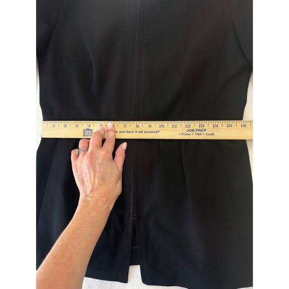 Akris Punto Peplum Jacket Womens 8 US Slim Fit 2 Way Zip Front Blazer Career - Picture 11 of 16